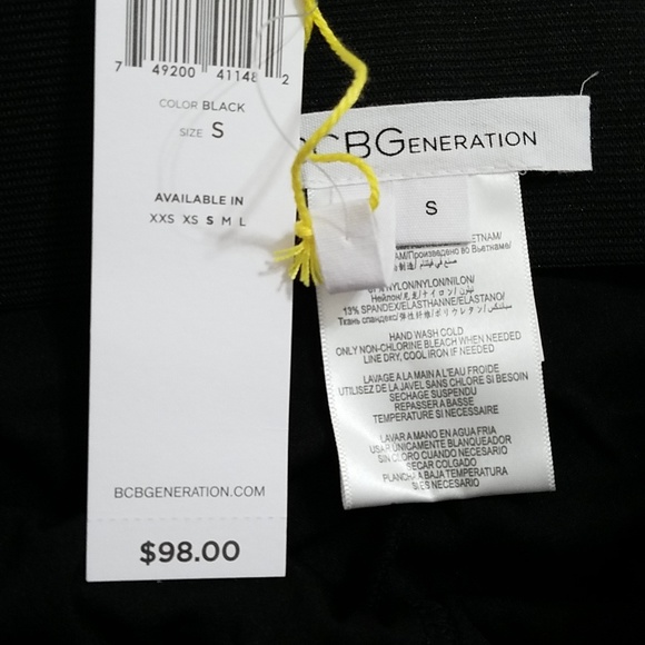 1 LEFT- Sml.-BCBGeneration black lace pants NWT - Picture 5 of 8